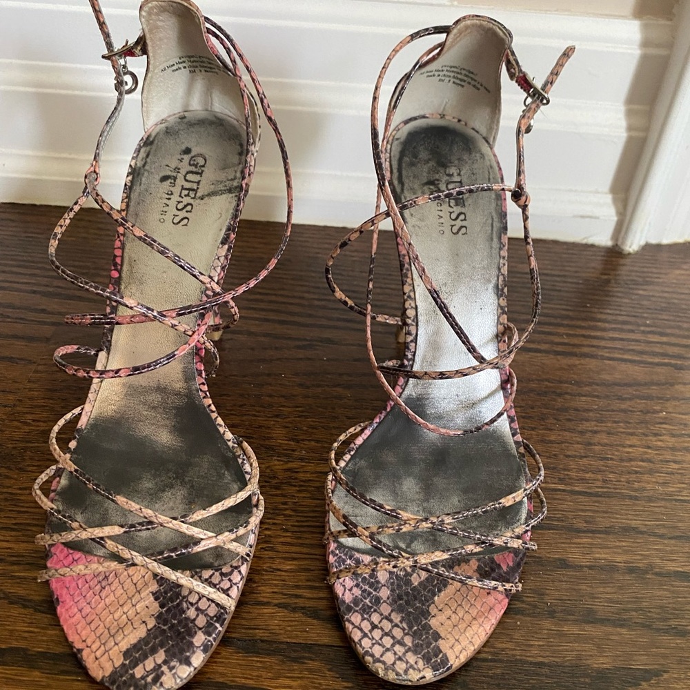 Guess strap heels size 8M